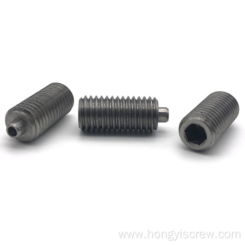 DIN915Stainless Steel Hex Socket Set Screws Dog Point